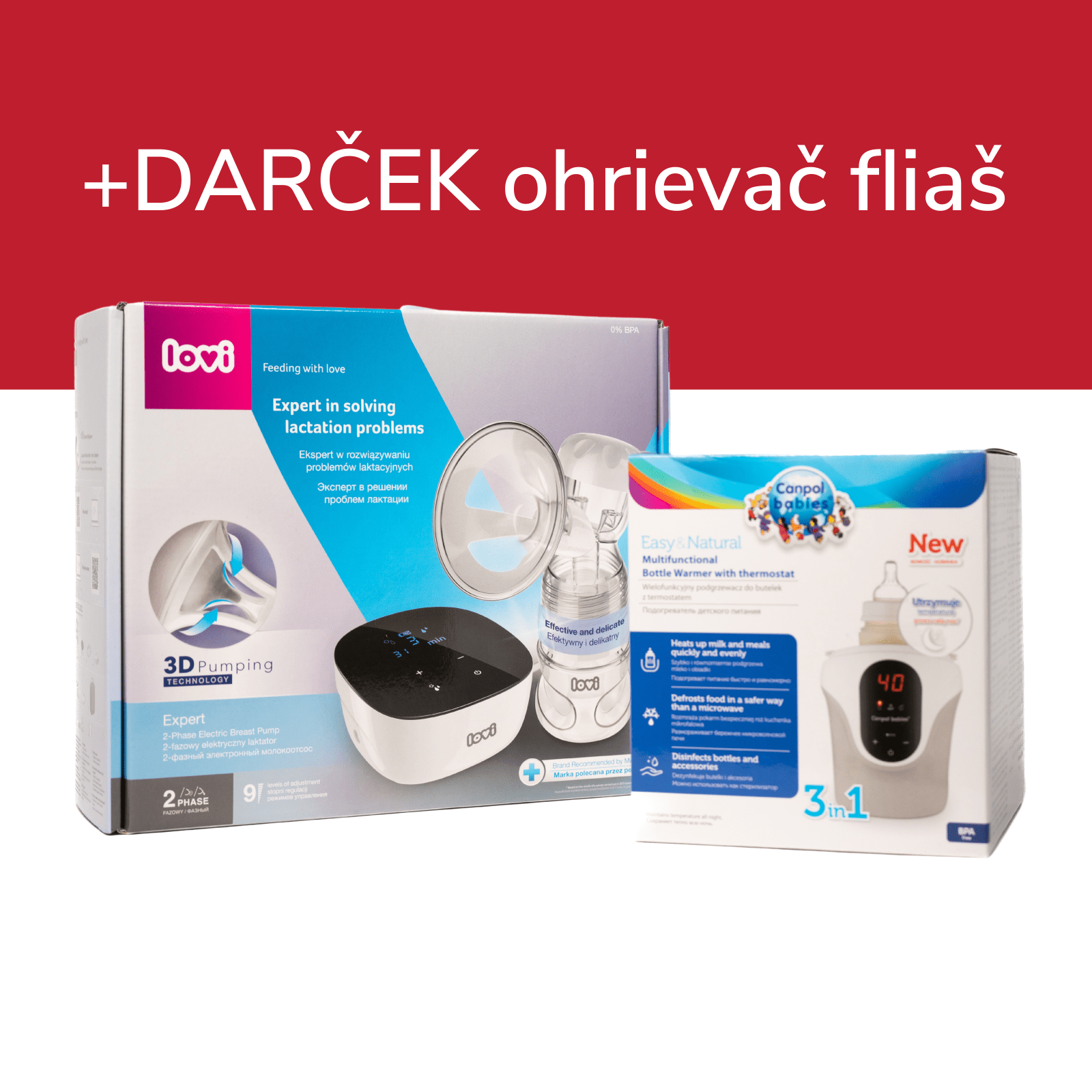 Lovi Expert 3D odsávačka mateřského mléka elektrická