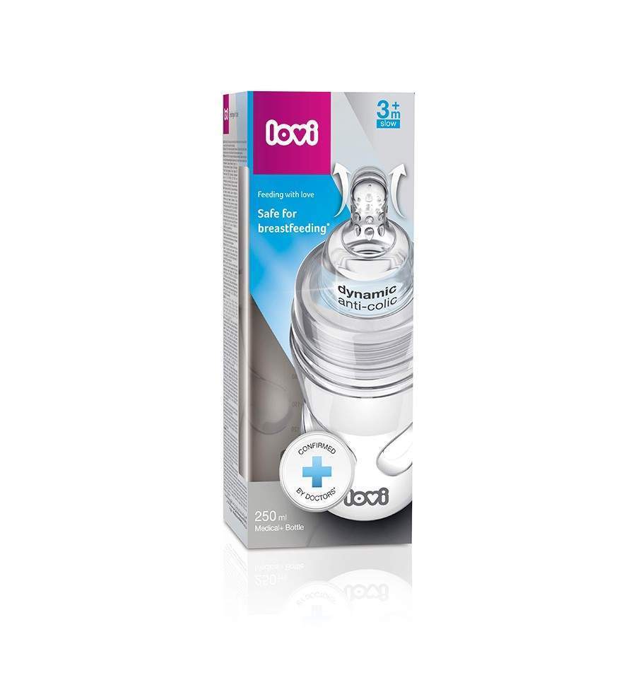 Lovi kojenecká láhev SuperVent Medical+ 250 ml 3m+