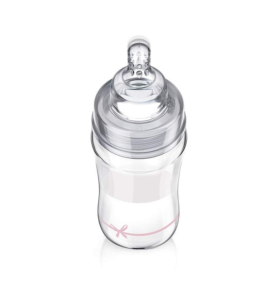 Lovi Kojenecká láhev - Diamond Glass 250ml 3m+ Baby Shower girl