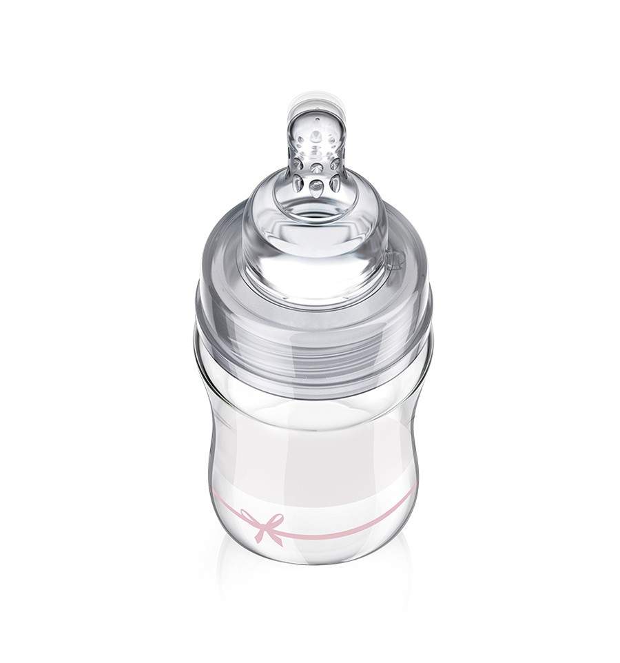 Lovi Kojenecká láhev - Diamond Glass 150ml 0m+ Baby Shower girl