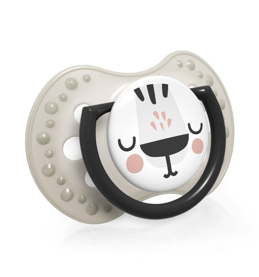 Lovi dynamický utišující dudlík SALT&PEPPER 0-3m 2 ks