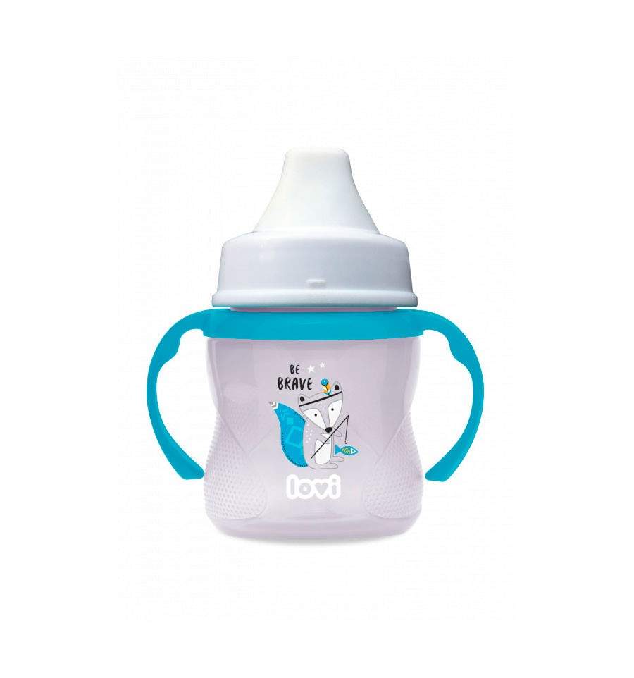 Lovi Netekoucí hrnek 6m+ 150 ml Indian Summer - modrý