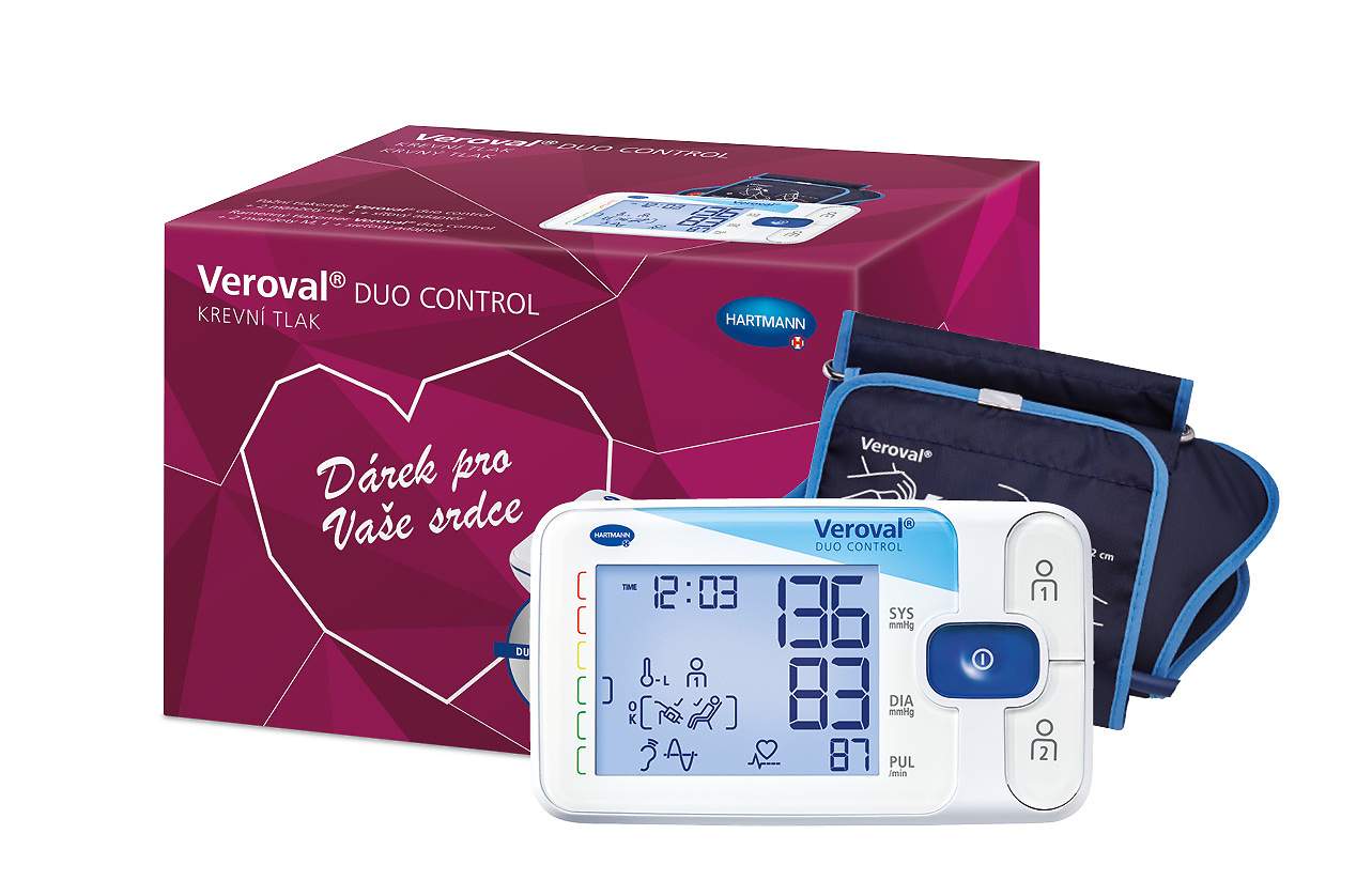 VEROVAL DUO CONTROL digitální ramenní tlakoměr s manžetou