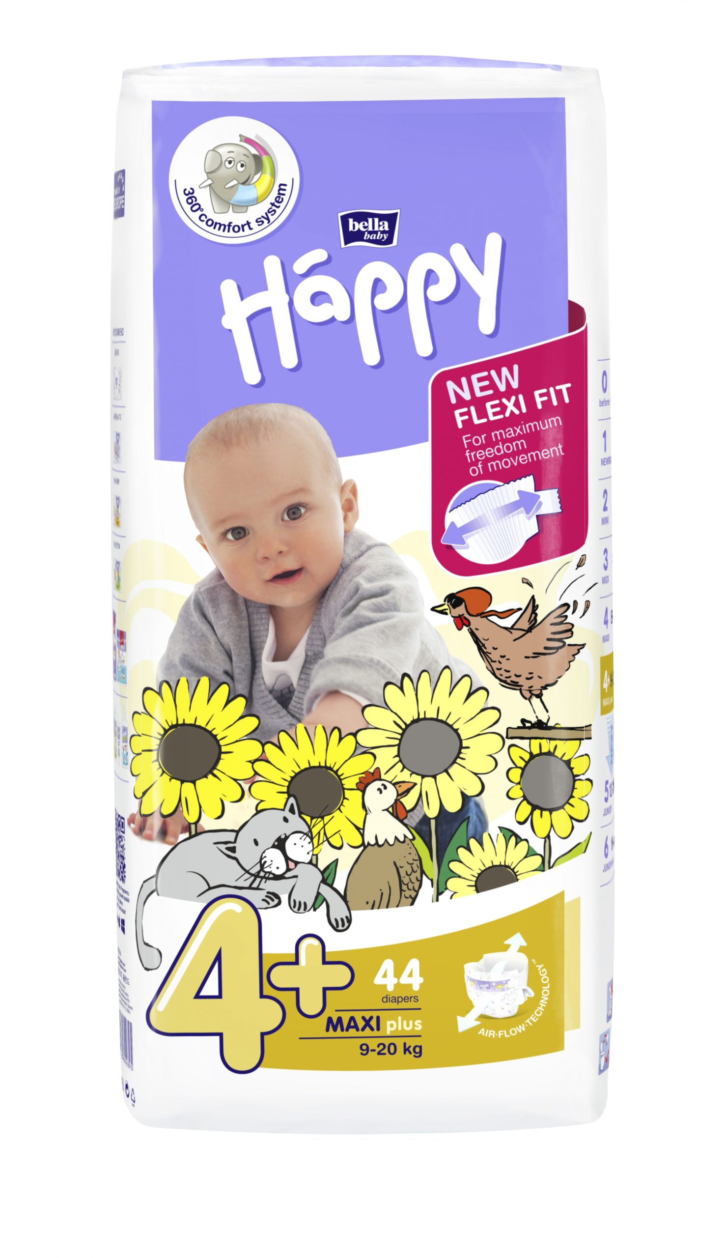 Dětské pleny Happy Maxi Plus - 4