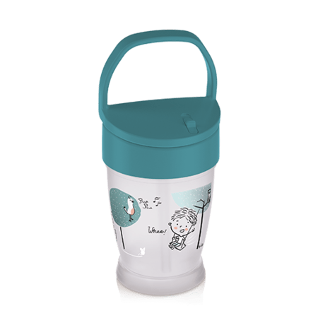 Lovi Hrnek s brčkem JUNIOR 250 ml 12m+ Lovely Baby - BOY