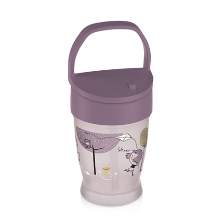 Lovi Hrnek s brčkem JUNIOR 250 ml 12m+ Lovely Baby - GIRL