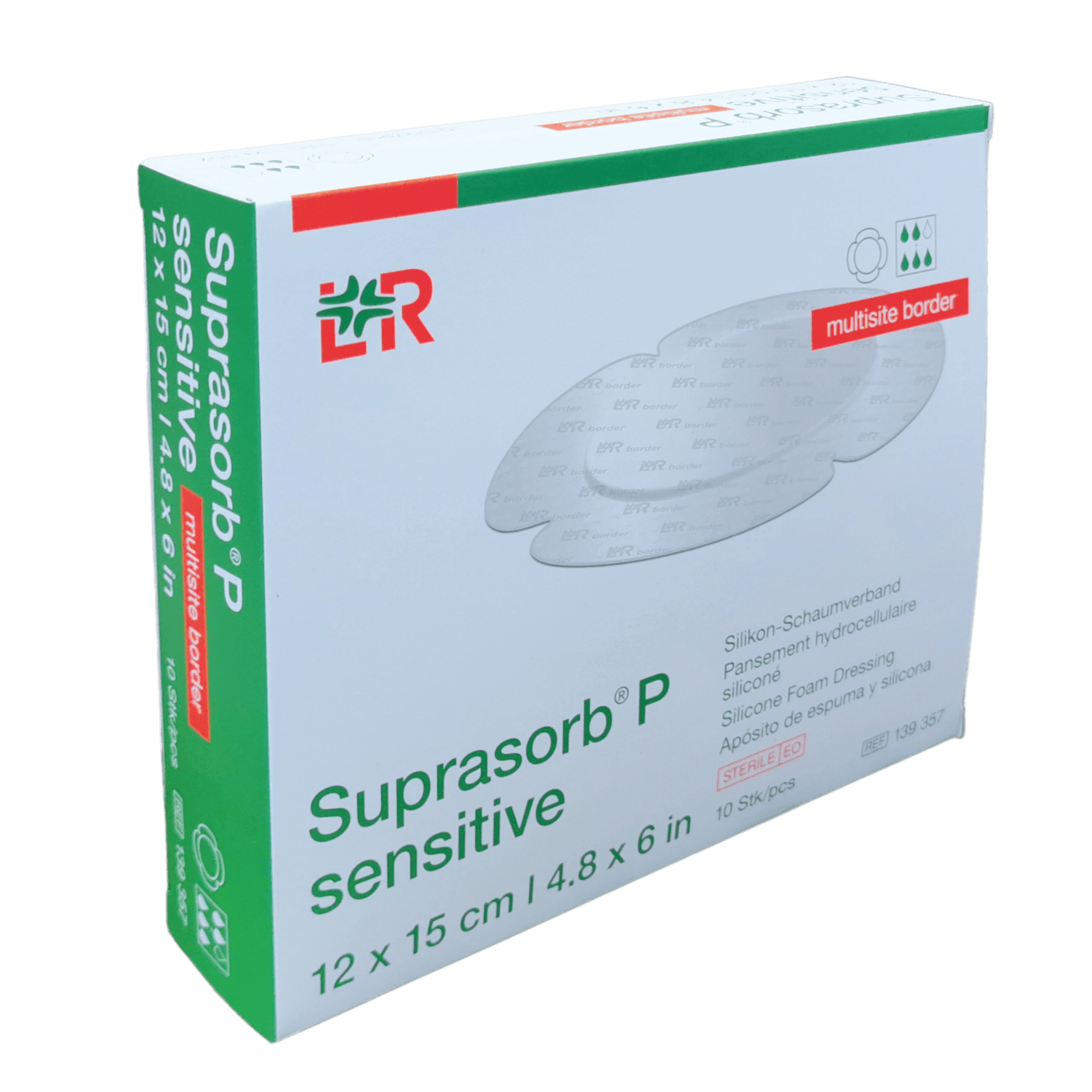 SUPRASORB P SENSITIVE Multisite 12x15 cm 1x10 ks