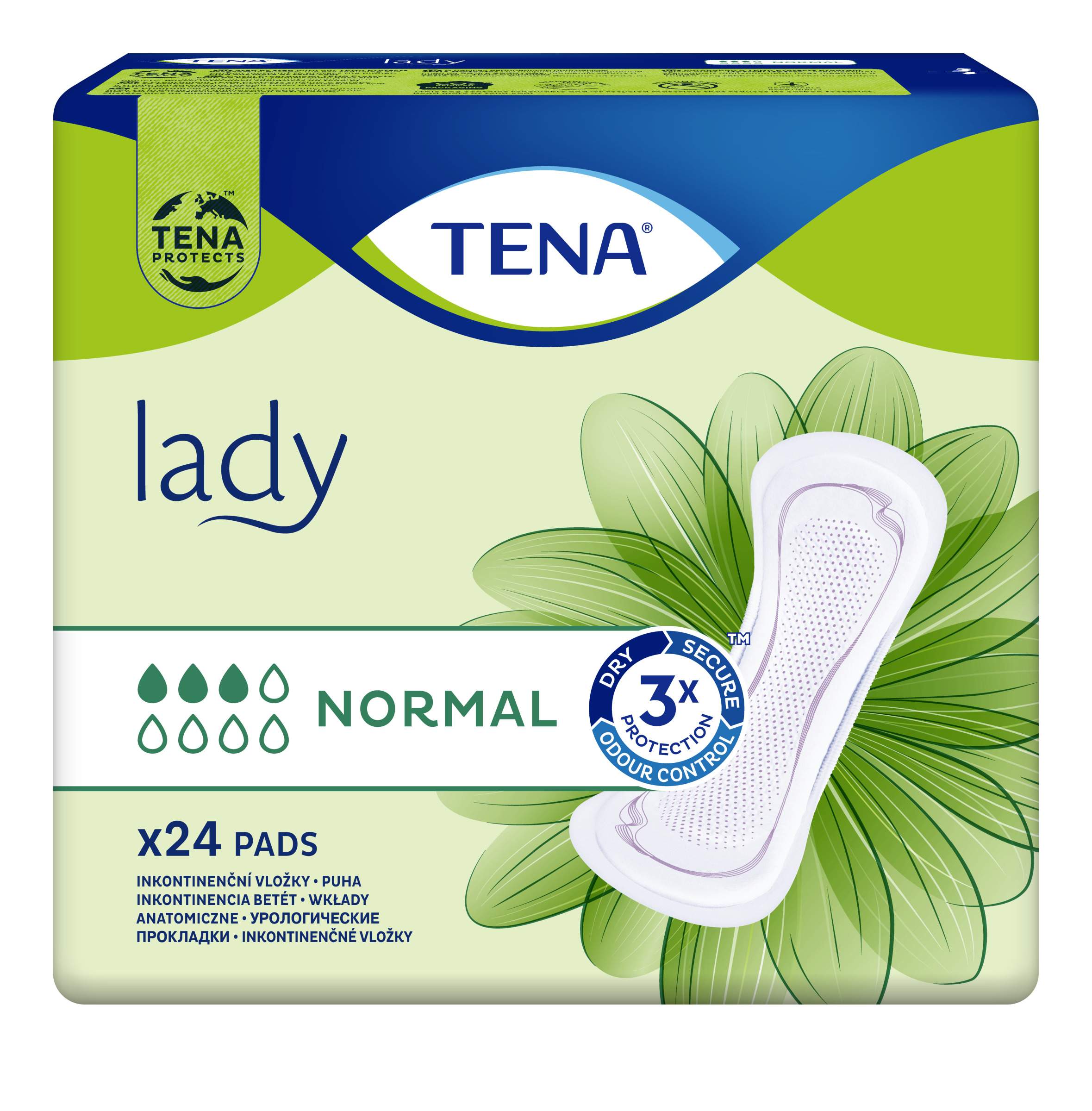 TENA Lady Normal inkontinenční vložky, 1x24 ks