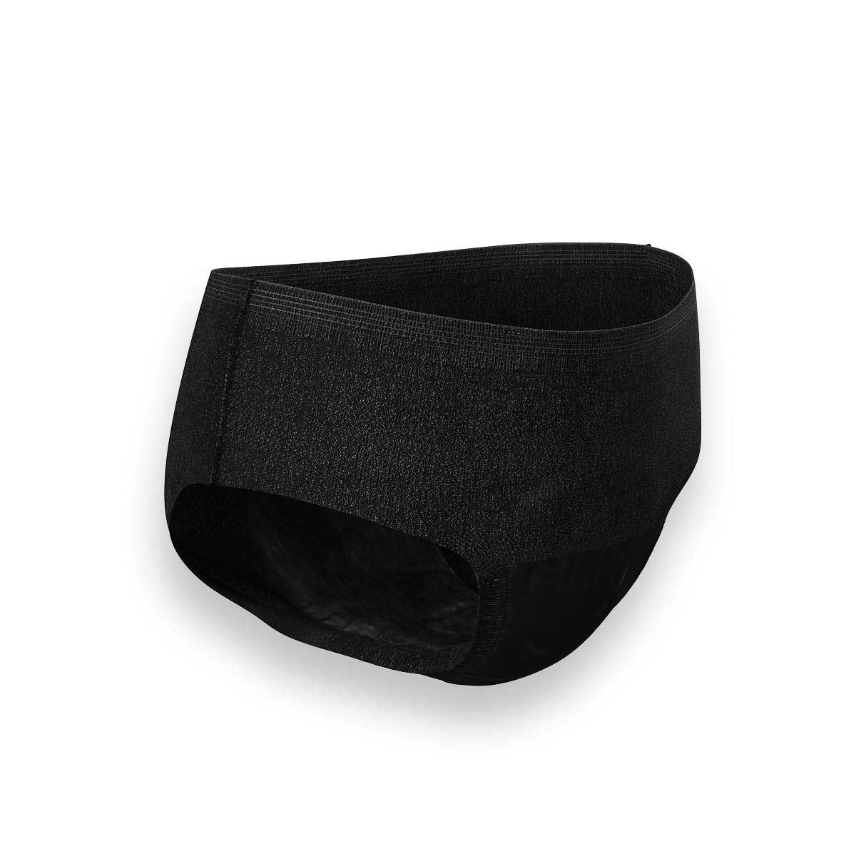 TENA Silhouette Normal Noir M černé dámské natahovací inkontinenční kalhotky 1x10 ks