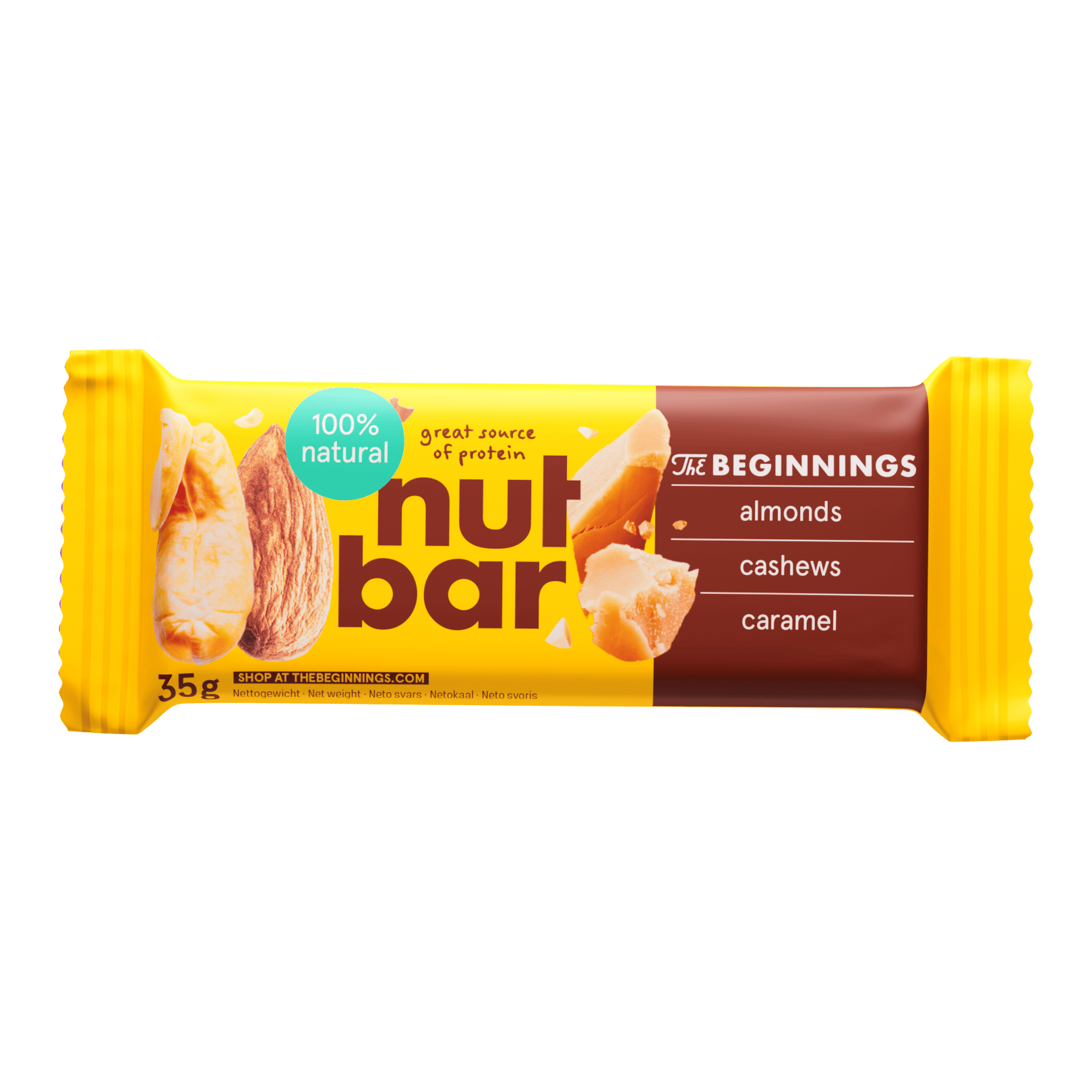 Nut caramel bar