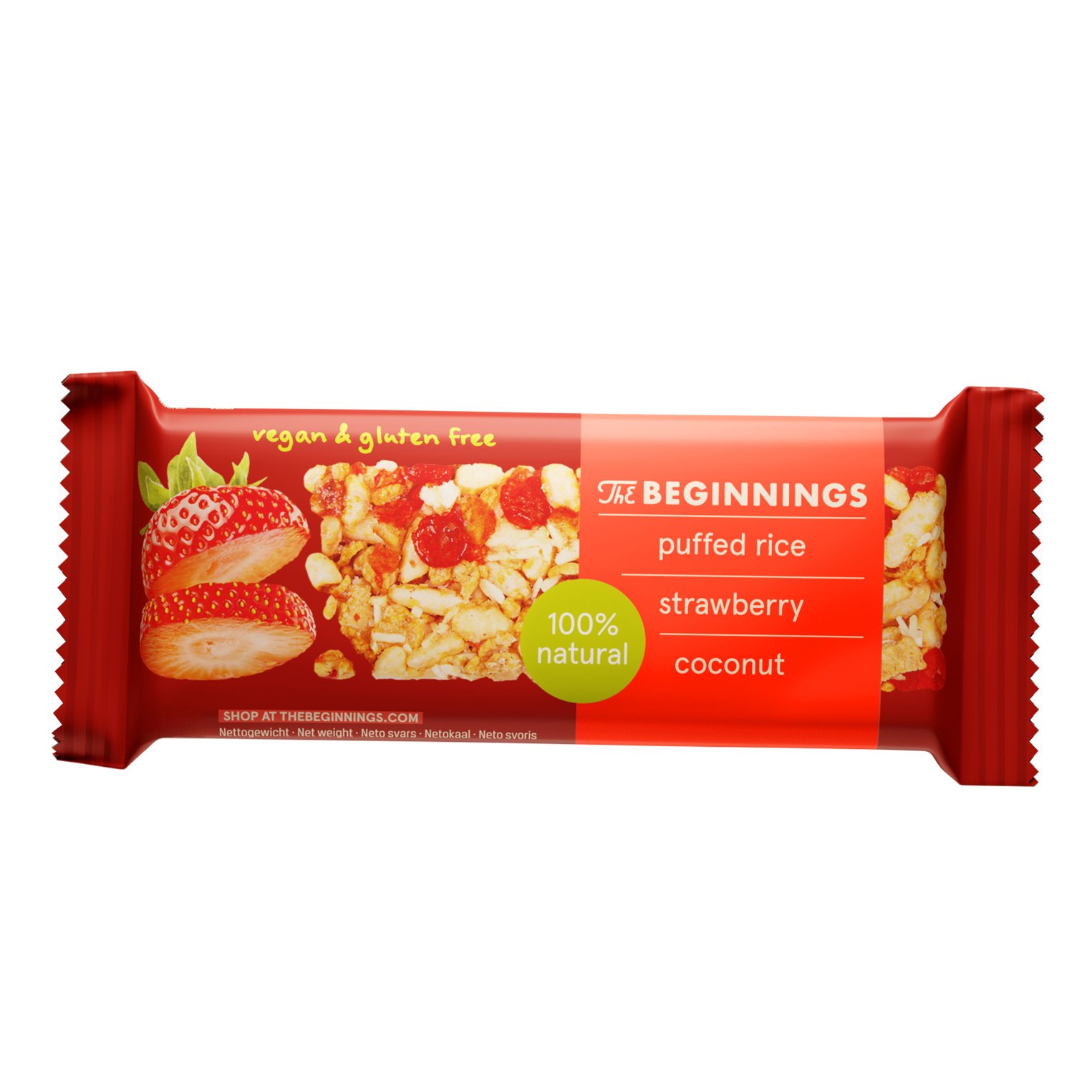 Müsli rice strawberry bar