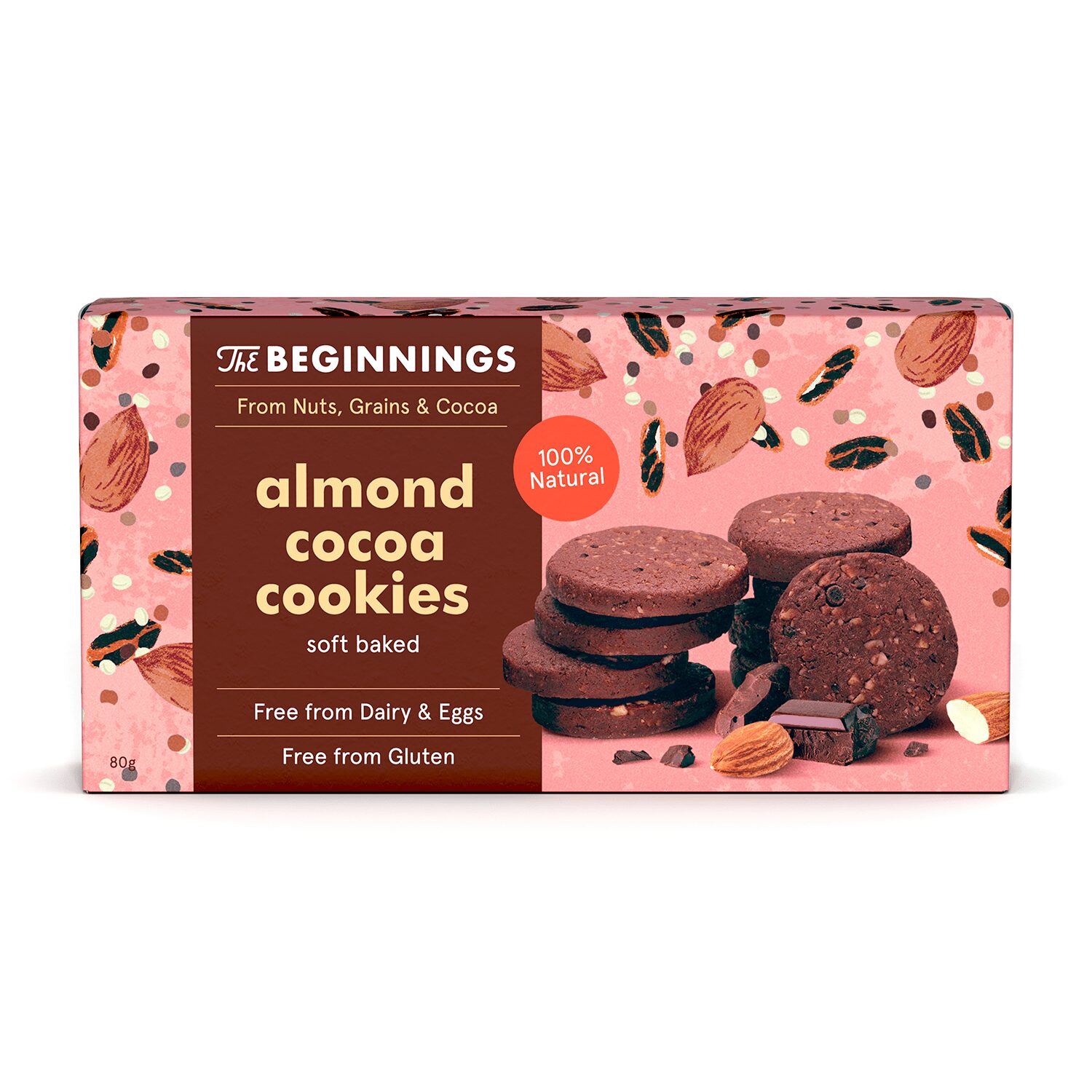 Almond cocoa cookies