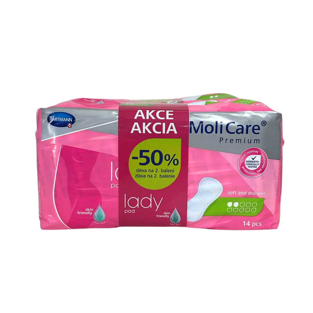 Inkontinenční vložky MoliCare Premium lady pad 2 kapky, AKCE 14+14ks