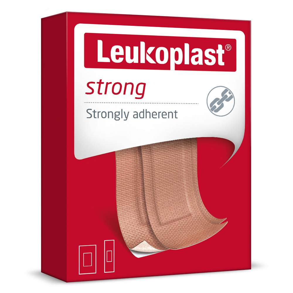 LEUKOPLAST STRONG náplast na rány, 2 velikosti, x20 ks