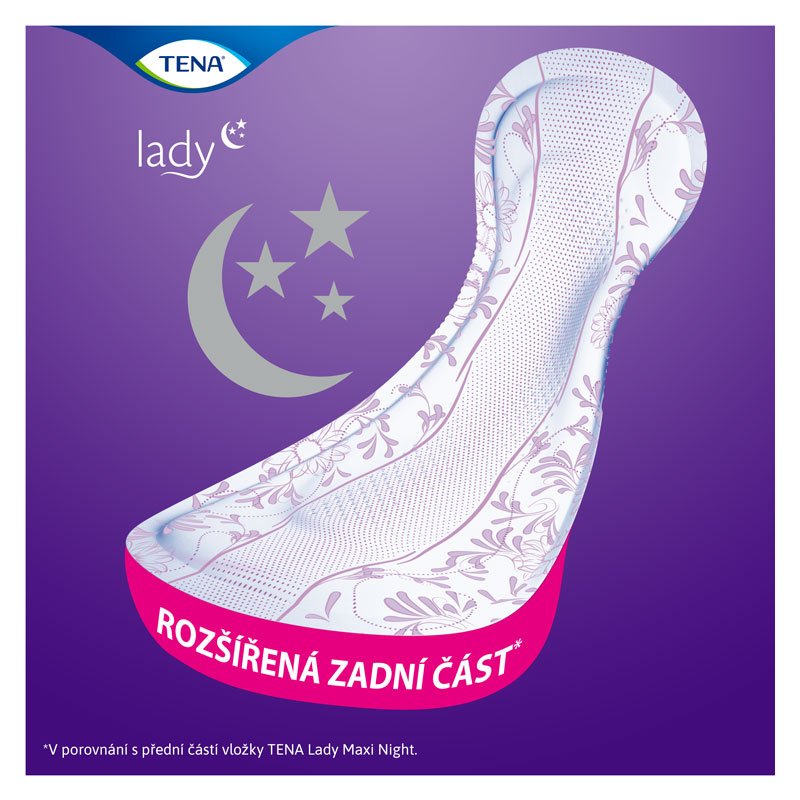 TENA Lady Maxi Night inkontinenční vložky na noc 1x12 ks