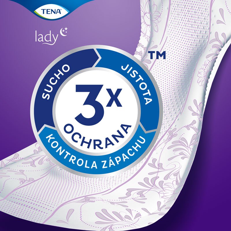 TENA Lady Maxi Night inkontinenční vložky na noc 1x12 ks