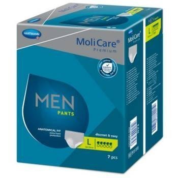 MoliCare Men Pants 5 kapek L - Kalhotky plenkové pro muže 7 ks