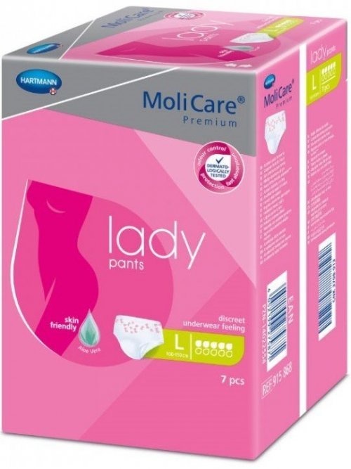MoliCare Lady Pants 5 kapek L - Kalhotky plenkové absorpční 7 ks
