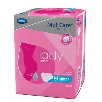 MoliCare Lady Pants 7 kapek M - Kalhotky plenkové absorpční 8 ks