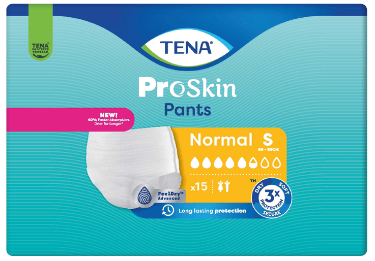 TENA Pants Normal S - Kalhotky absorpční natahovací 15ks