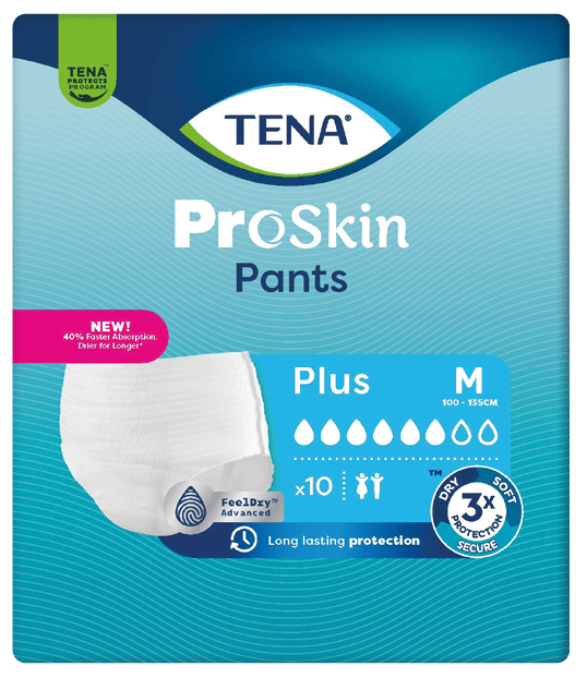 TENA Pants Plus M - Kalhotky absorpční natahovací 10ks