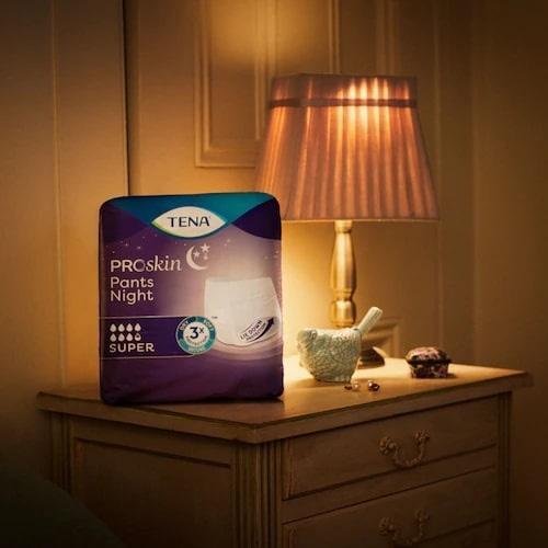 TENA Pants Night Super M - Kalhotky absorpční natahovací 10 ks