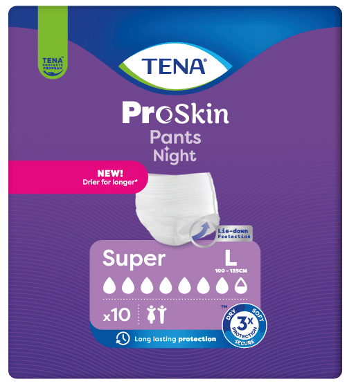 TENA Pants Night Super L - Kalhotky absorpční natahovací 10ks