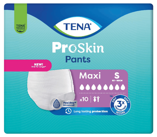 TENA Pants Maxi S - Kalhotky absorpční natahovací 10ks