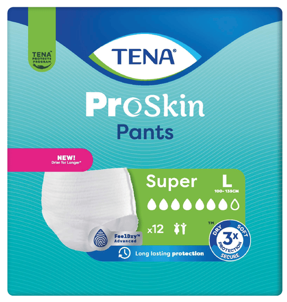 TENA Pants Super L - Kalhotky absorpční natahovací 12 ks