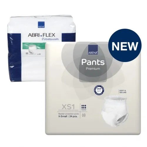 Abena Pants Premium XS1 - Kalhotky absorbční natahovací prodyšné 24 Ks Abena Pants Premium XS1 - Kalhotky absorbční natahovací prodyšné 24 Ks