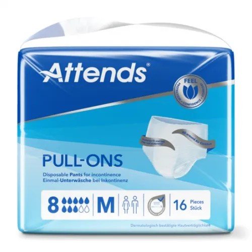 Attends Pull-Ons 8 M - Kalhotky natahovací absorpční 16 ks