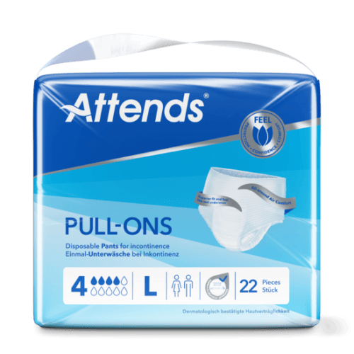 Attends Pull-Ons 4 L - Kalhotky natahovací absorpční 22 ks