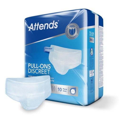 Attends Pull-Ons Discreet 3 L - Kalhotky natahovací absorpční 10 ks