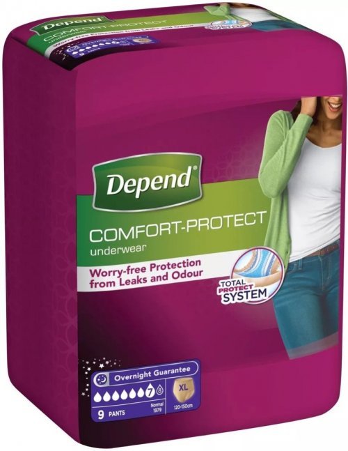 Depend Normal XL - Kalhotky natahovací absorpční 9 ks
