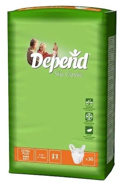Depend Slip Classic Extra Plus - Natahovací absorpční kalhotky 30 ks