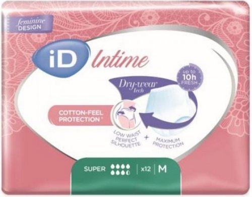 iD Pants Intime Super M - Kalhotky absorpční plenkové 12 ks