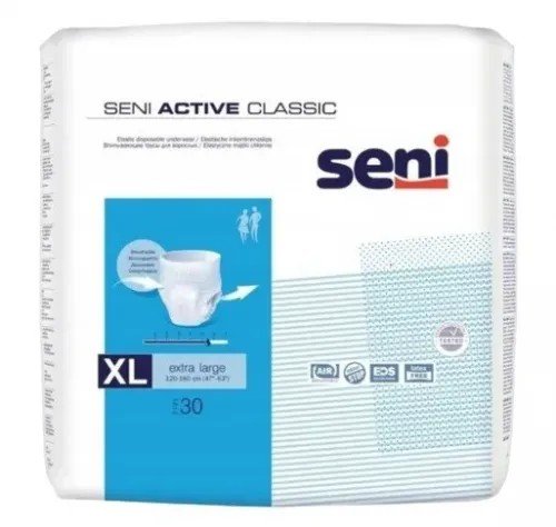 SENI Active Classic XL - Kalhotky absorbční natahovací prodyšné 10 ks