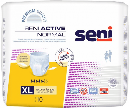 SENI Active Normal XL - Kalhotky absorpční natahovací 10 ks SENI Active Normal XL - Kalhotky absorpční natahovací 10 ks