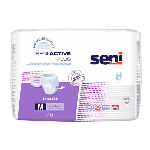 SENI Active Plus M - Kalhotky absorpční natahovací 10 ks