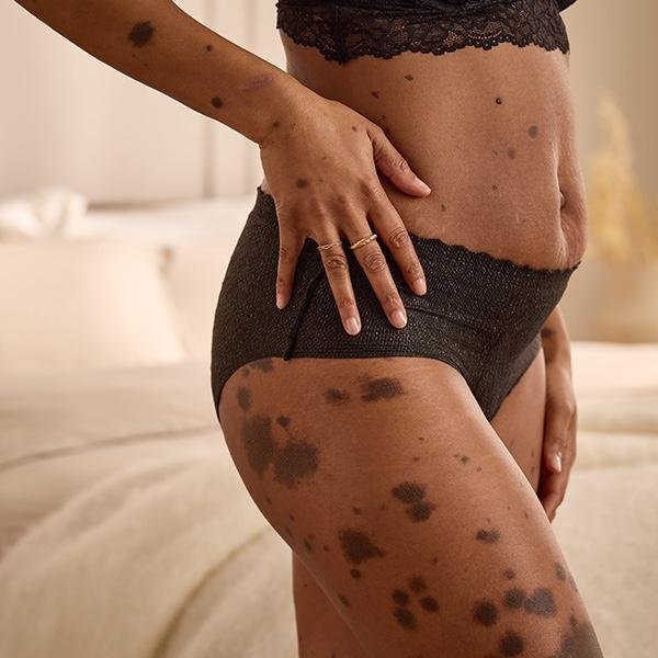 TENA Silhouette Plus Low Waist Black L - Navlékací kalhotky pro ženy 10ks