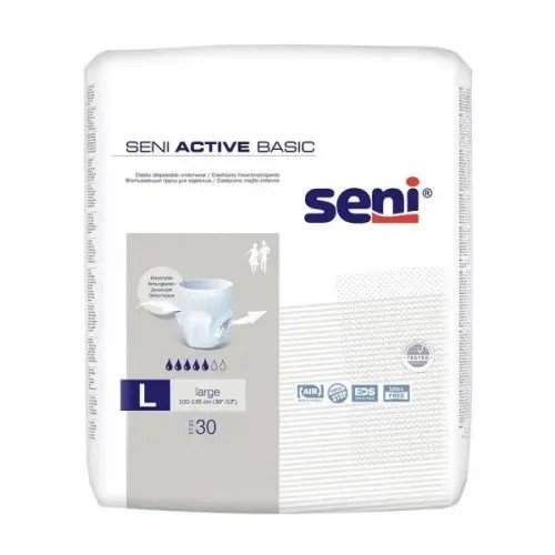 SENI Active Basic L - Kalhotky absorbční prodyšné natahovací 30 ks