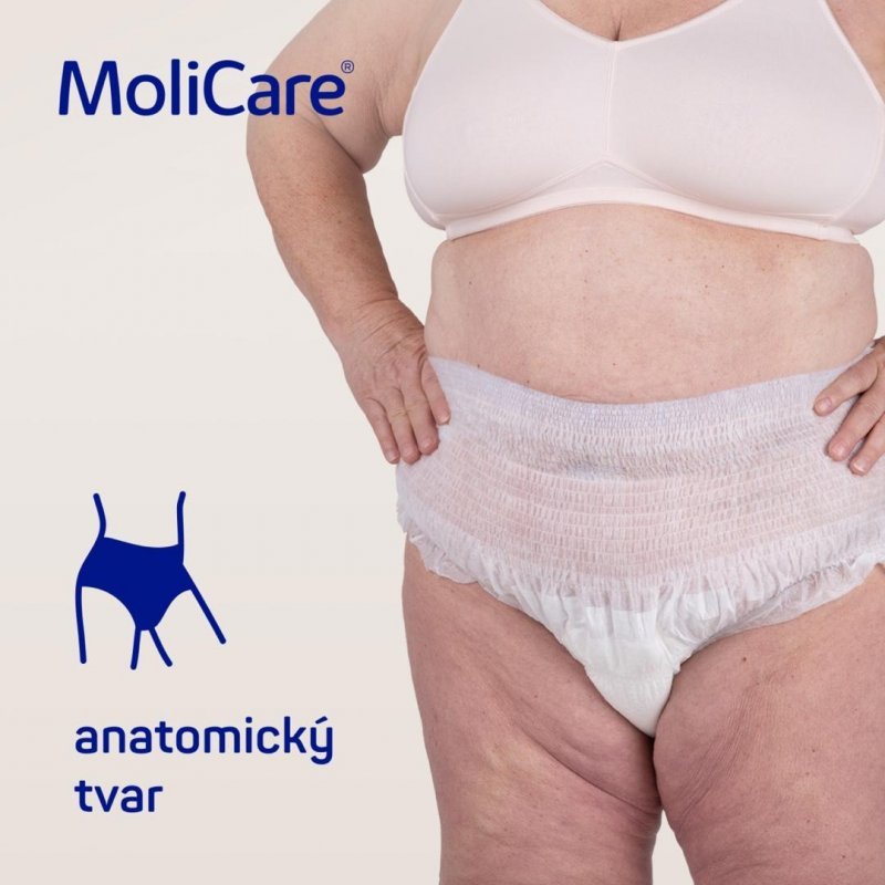 MoliCare Mobile 6 kapek XXL - Kalhotky natahovací absorpční prodyšné 14 ks
