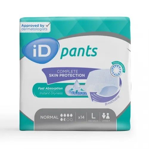 iD Pants Normal L - Kalhotky absorpční prodyšné 14 ks