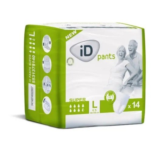 iD Pants Super L - Kalhotky absorpční prodyšné 14 ks