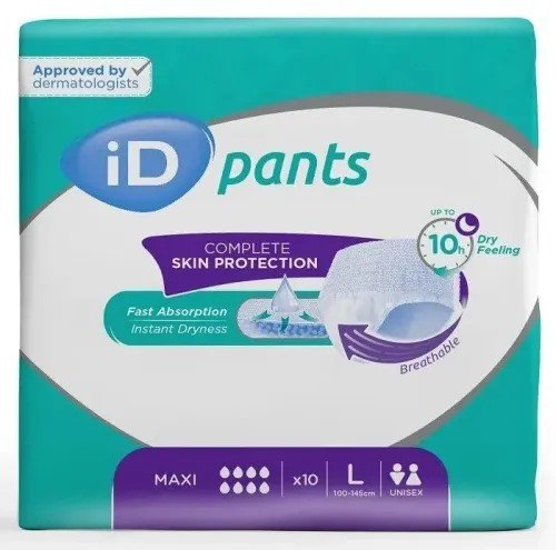 iD Pants Maxi L - Kalhotky absorpční prodyšné 10 ks