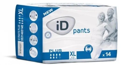iD Pants Plus XL - Kalhotky absorpční prodyšné 14 ks