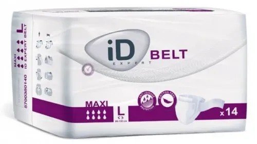 iD Belt Maxi L - Kalhotky absorpční s pásem 14 ks