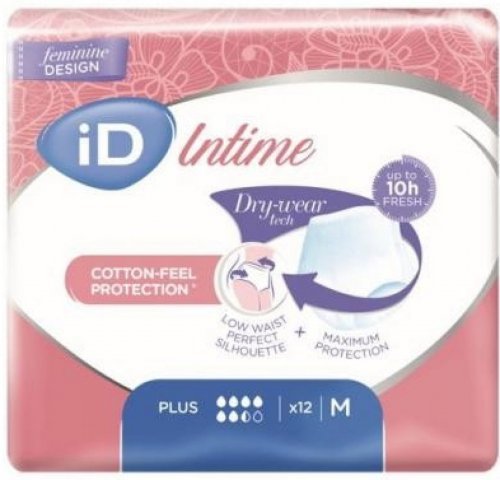 ID Pants Intime Plus M - Kalhotky absorpční plenkové 12 ks