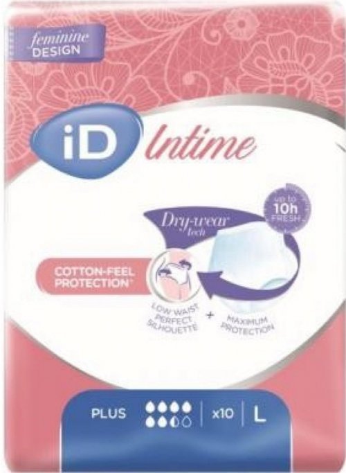 iD Pants Intime Plus L - Kalhotky absorpční plenkové 10 ks