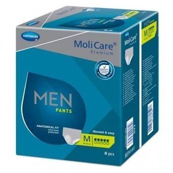 MoliCare Men Pants 5 kapek M - Kalhotky plenkové pro muže 8 ks